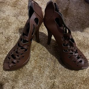 Brown heels